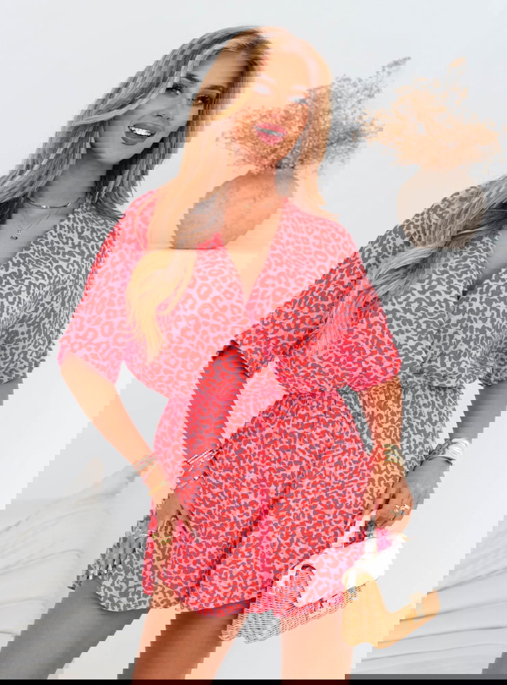 Muślinowy kombinezon z przekładanym...