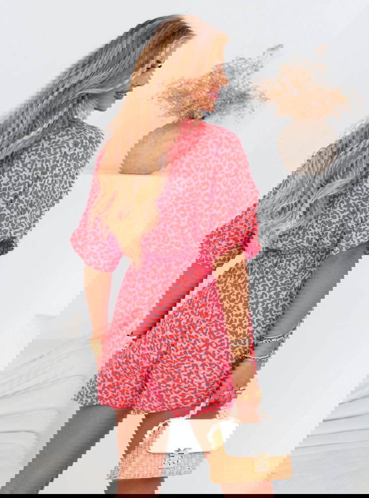 Muślinowy kombinezon z przekładanym...