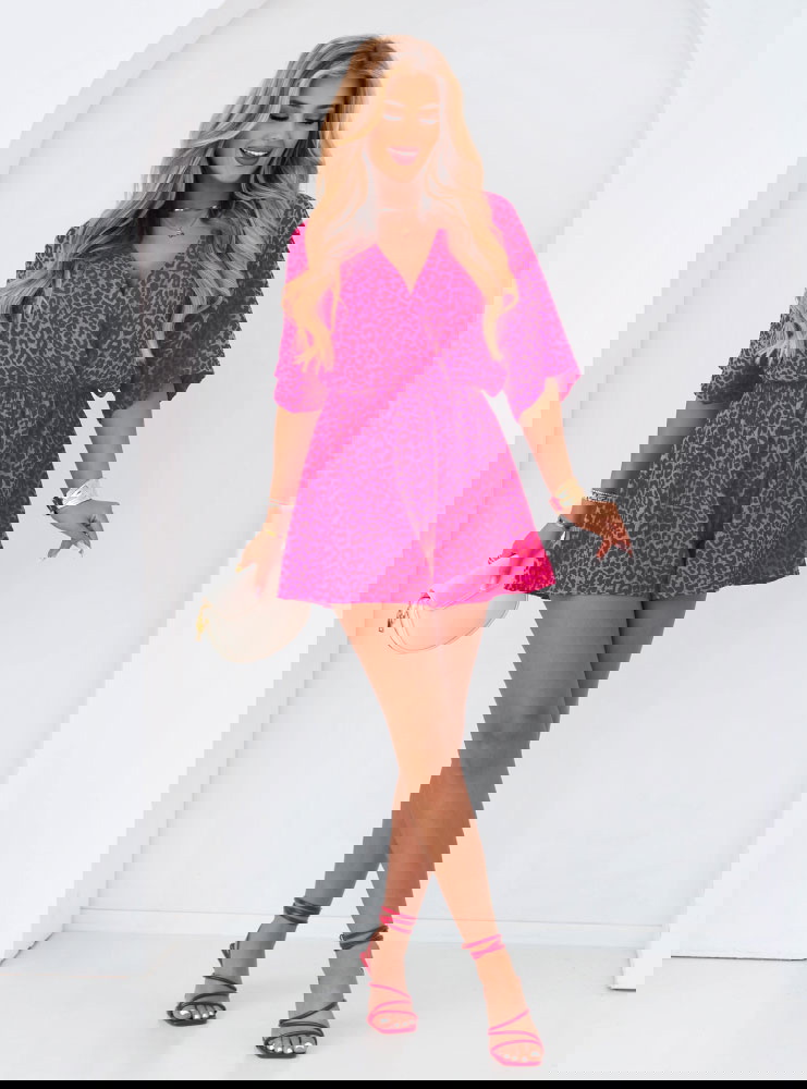 Muślinowy kombinezon z przekładanym...