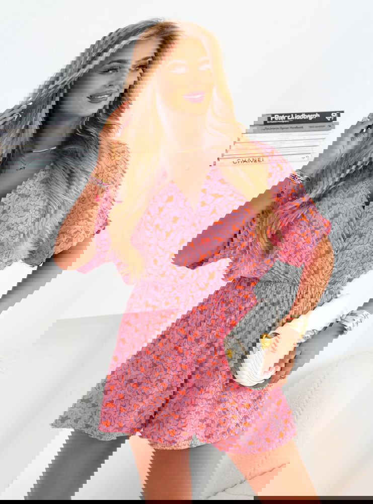 Muślinowy kombinezon z przekładanym...