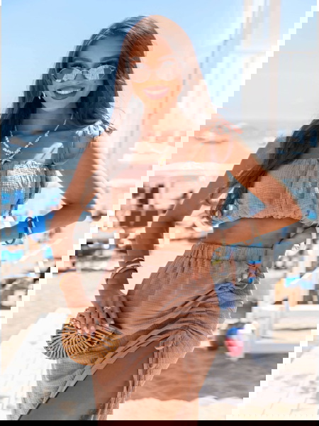 Komplet top + spódnica z... 2