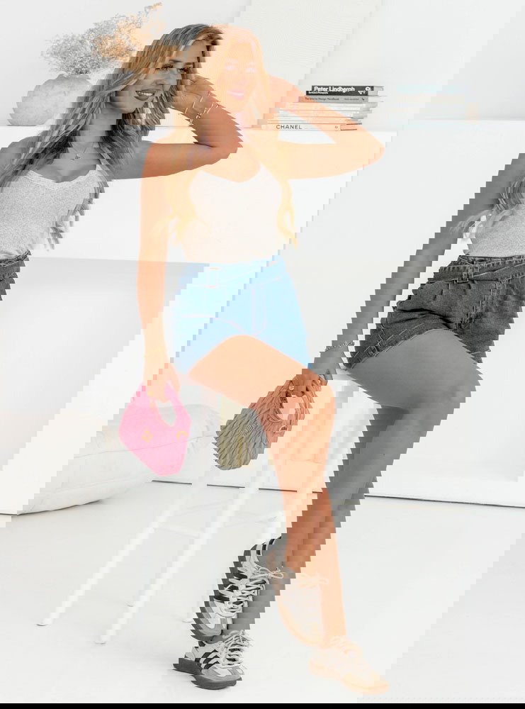 Szary top na ramiączkach Airine