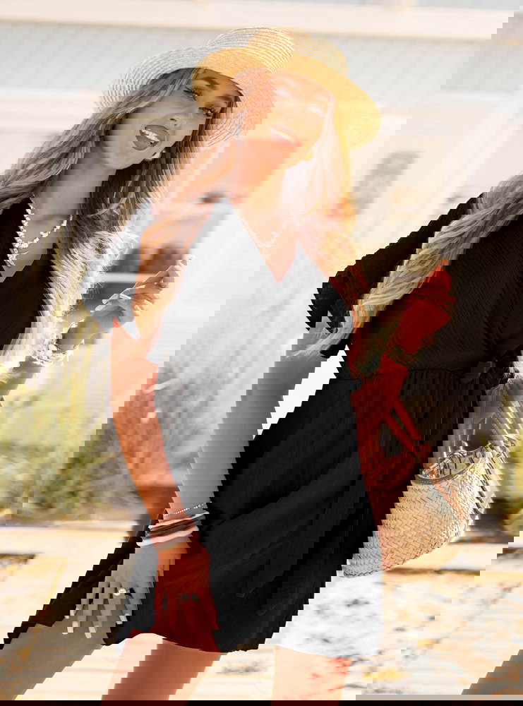 Czarna muślinowa sukienka z...