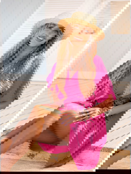 Muślinowa sukienka z... 2