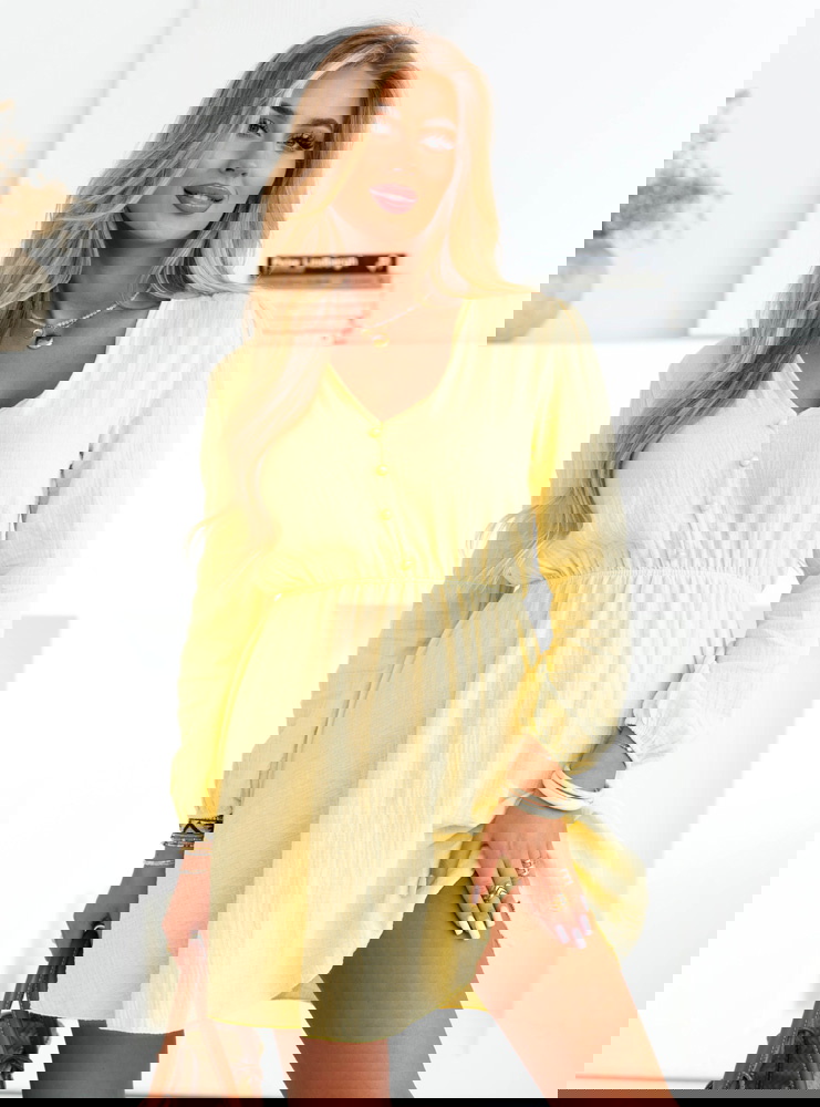 Muślinowa rozkloszowana sukienka mini...