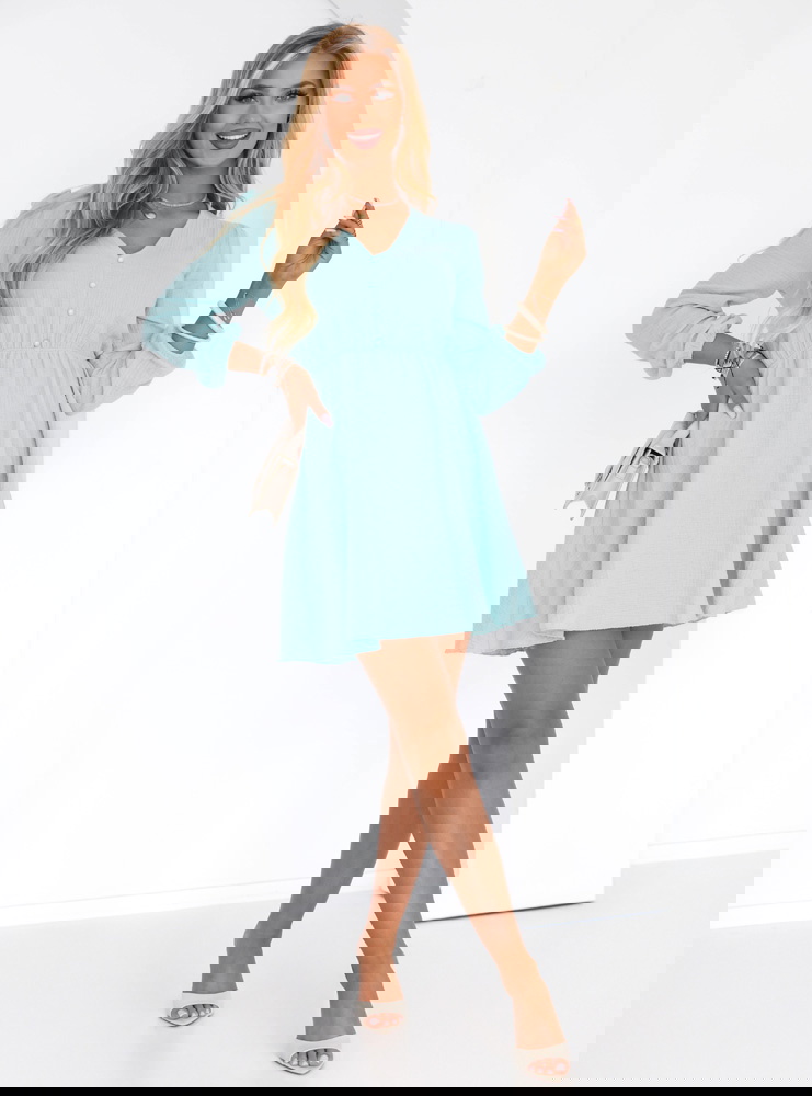 Miętowa muślinowa rozkloszowana...