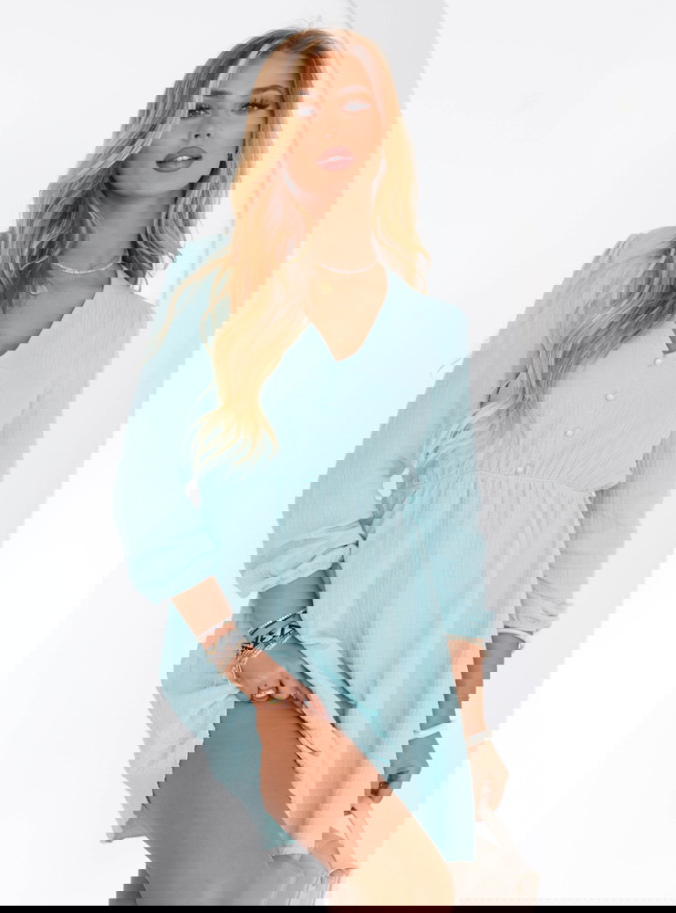 Miętowa muślinowa rozkloszowana...