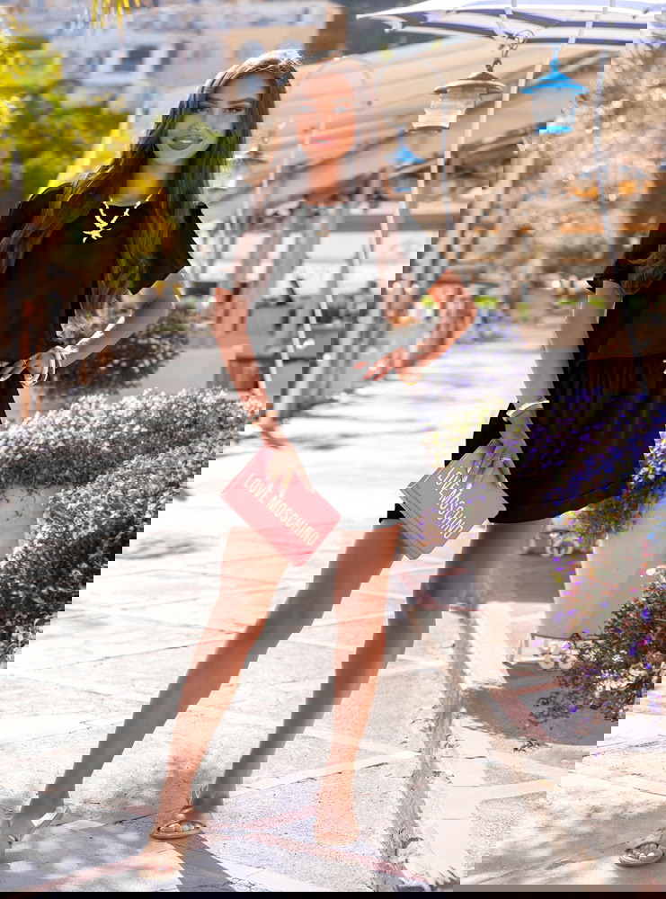 Czarny komplet koszulka i szorty Tamo