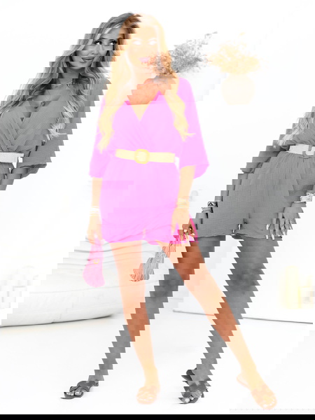 Różowy kombinezon z... 2