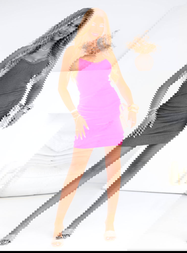 Sukienka mini na ramiączkach Gotye -...