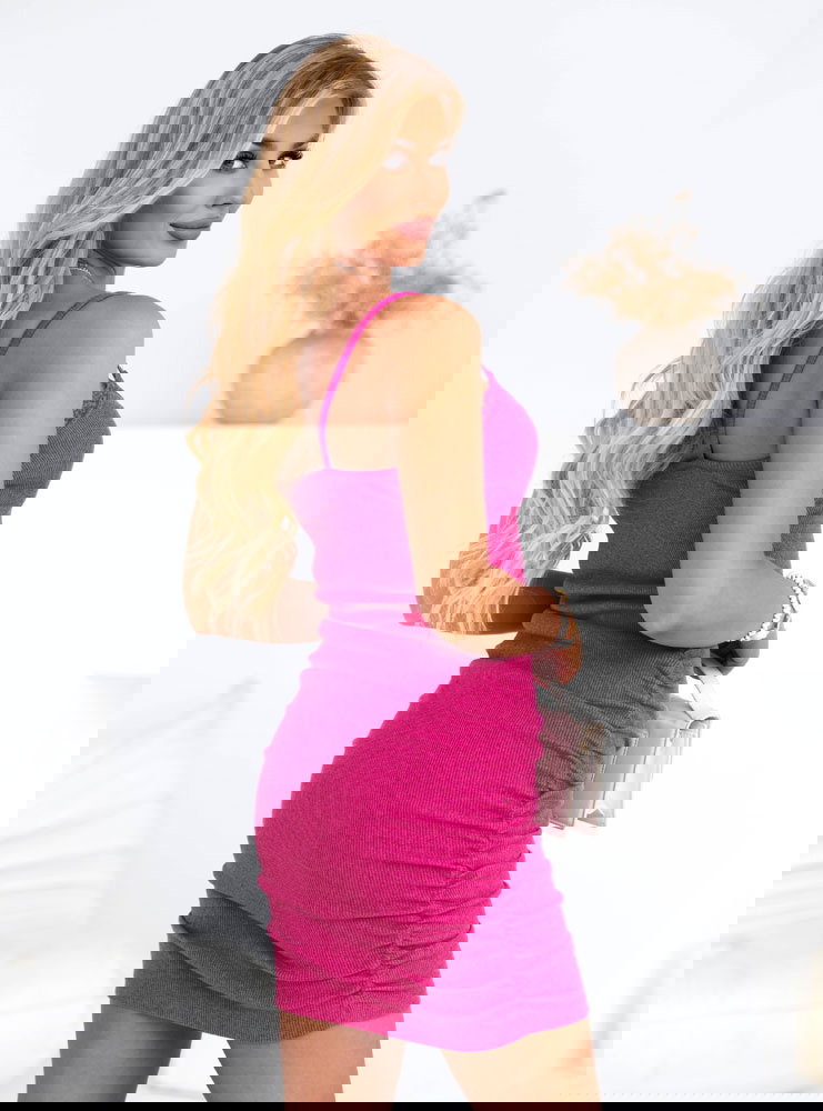 Sukienka mini na ramiączkach Gotye -...