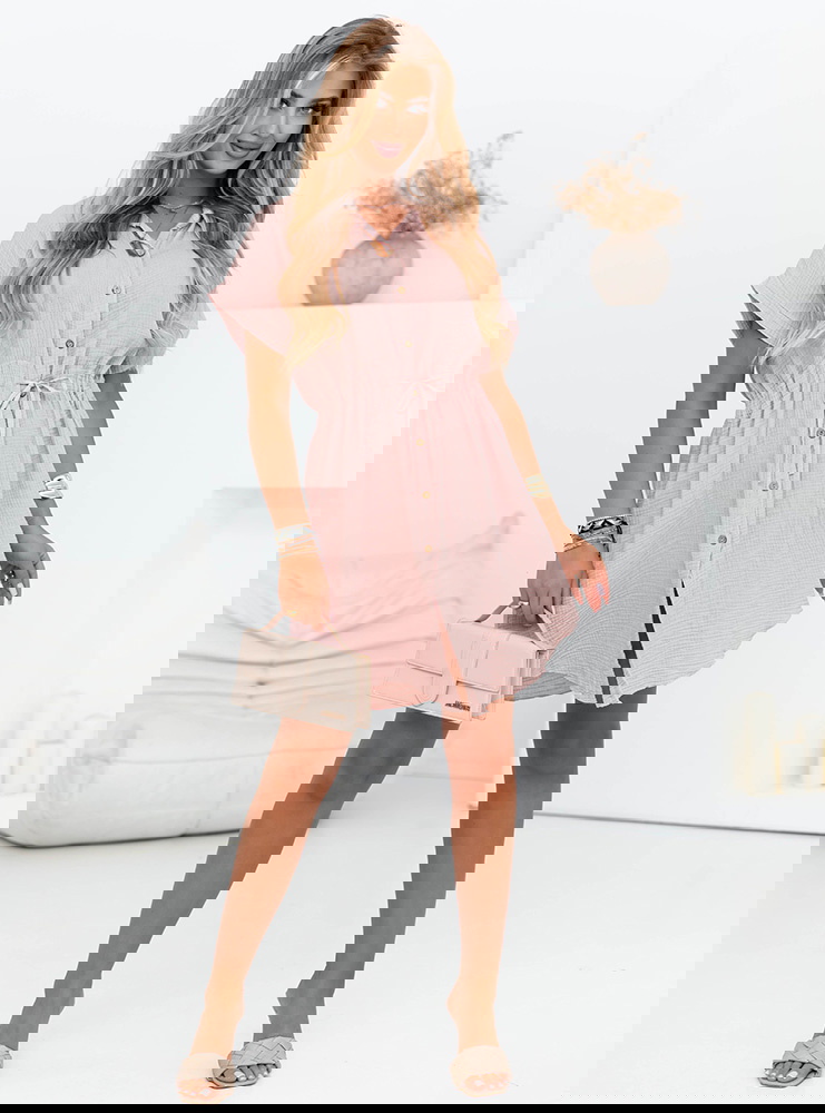 Sukienka zapinana na guziki Nyree -...