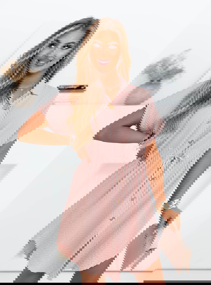 Sukienka zapinana na guziki Nyree -...