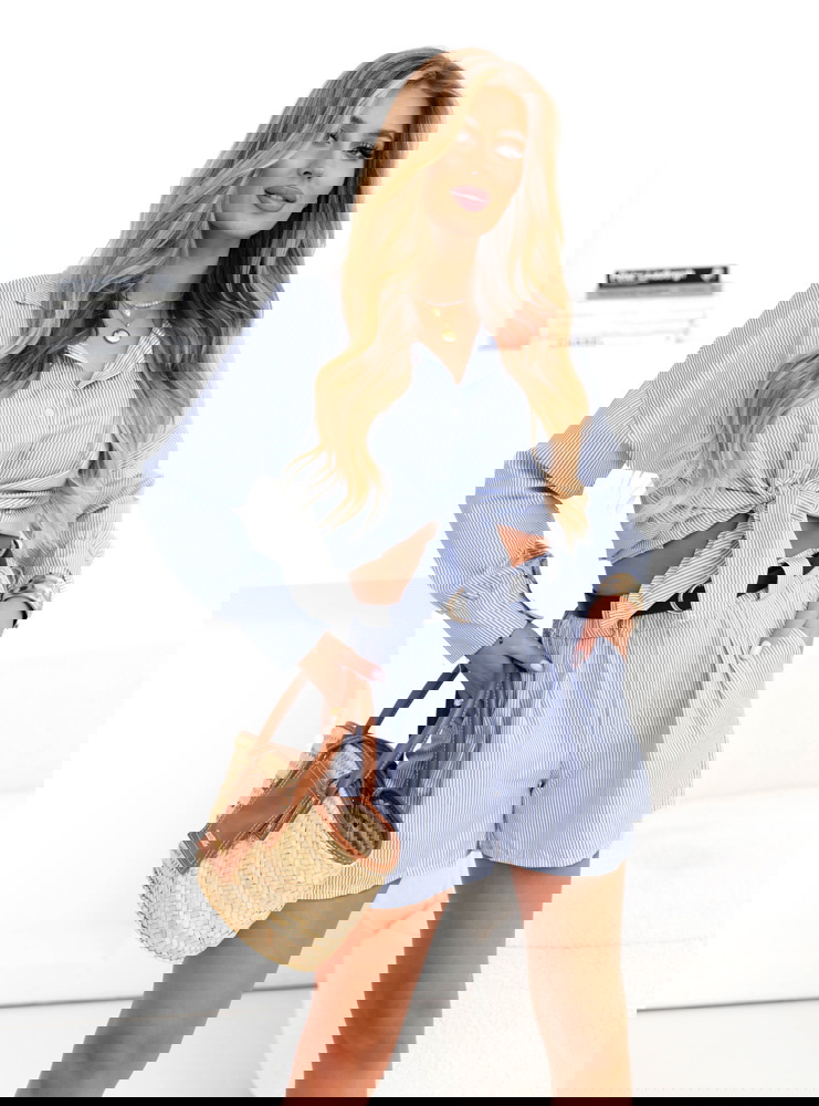 Komplet koszula zapinana na guziki i...