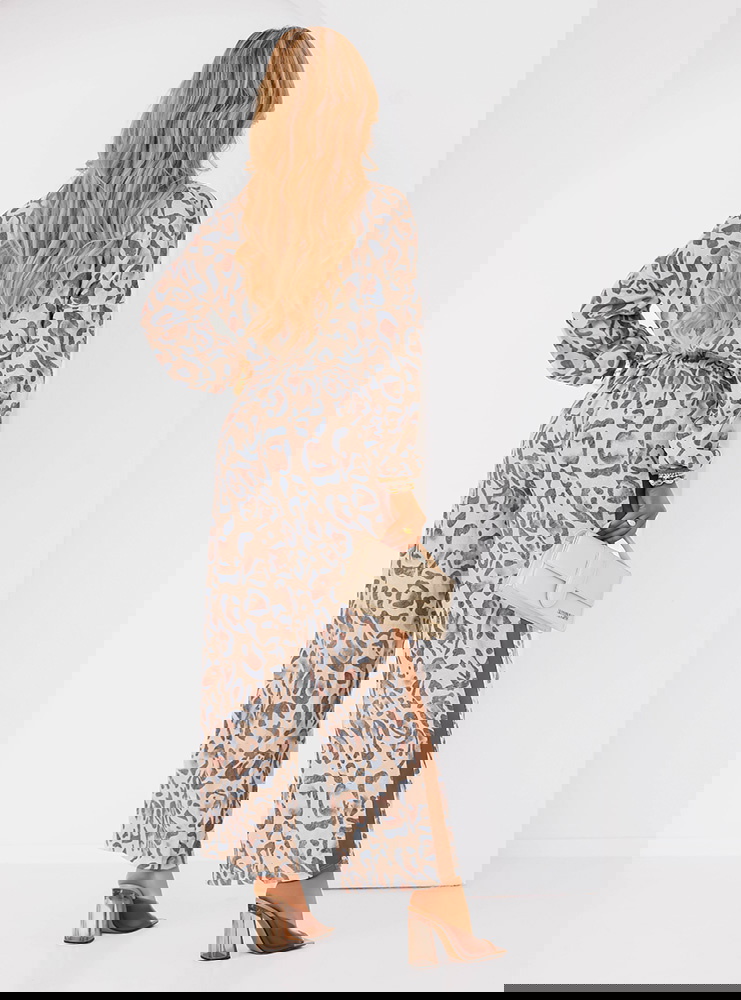 Komplet bluza i spodnie w panterkę...