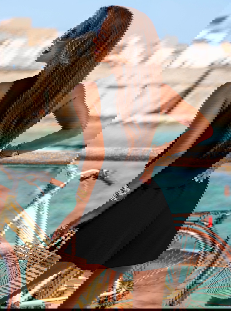 Czarny komplet bluzka i spodenki...