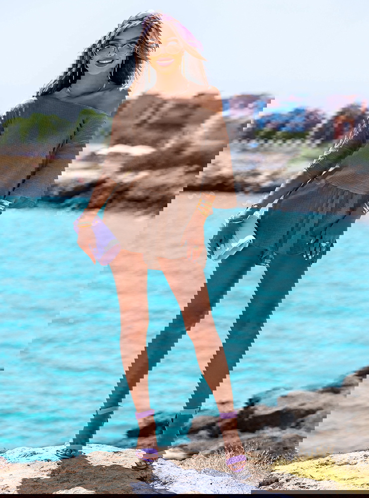 Muślinowy komplet szorty i top Inesta...