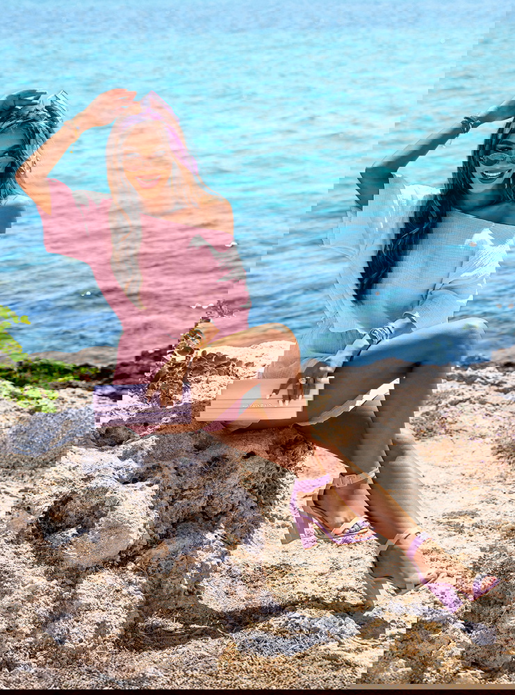 Pudrowy muślinowy komplet szorty i...