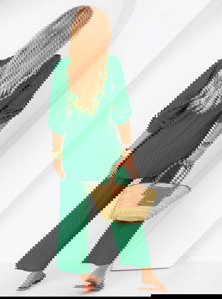 Komplet koszula zapinana na guziki i...