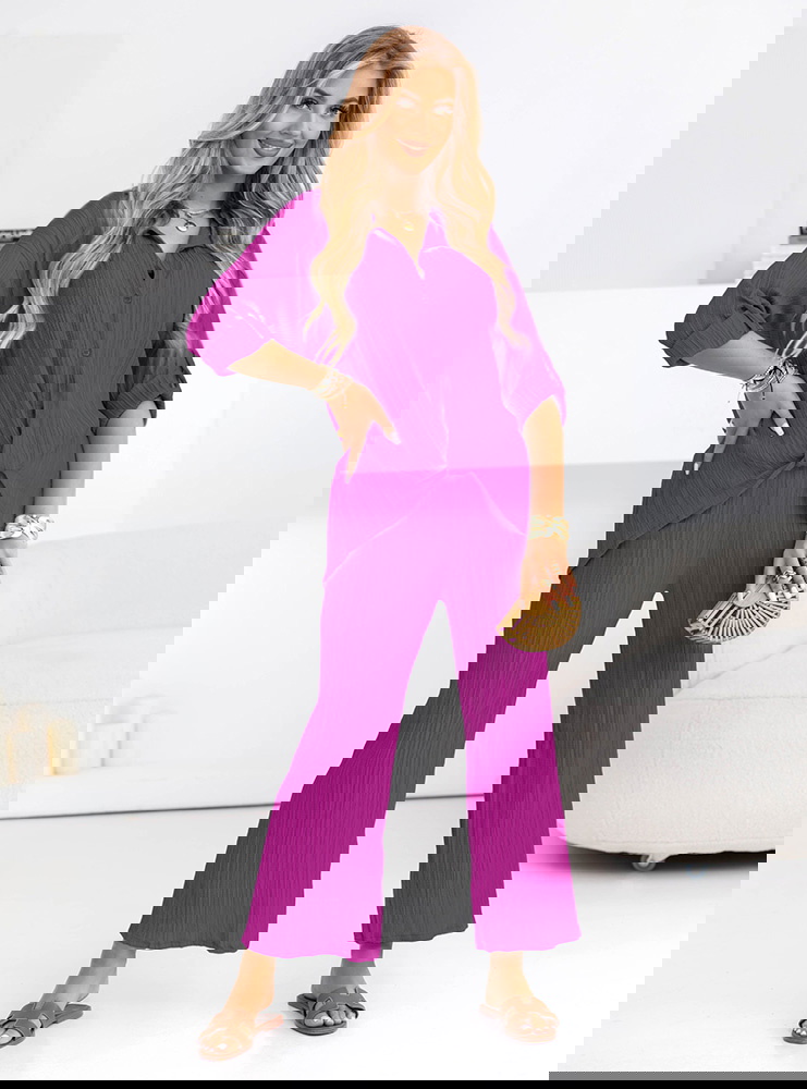 Komplet koszula zapinana na guziki i...