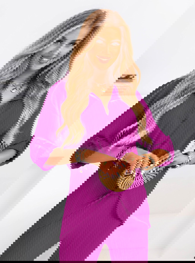 Komplet koszula zapinana na guziki i...