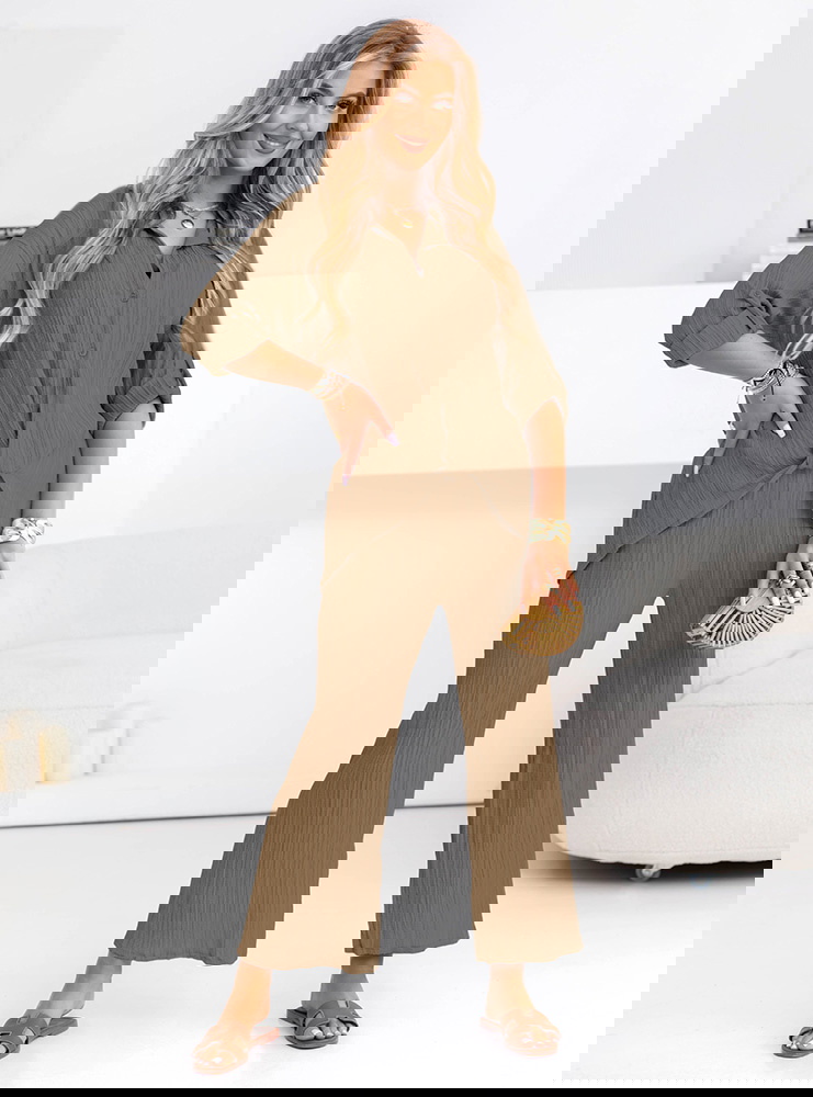 Komplet koszula zapinana na guziki i...