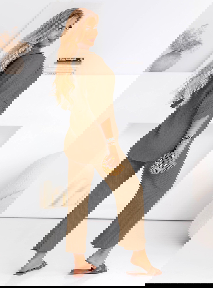 Komplet koszula zapinana na guziki i...