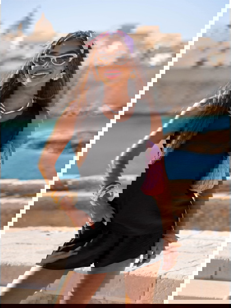 Czarny komplet bluzka i... 2