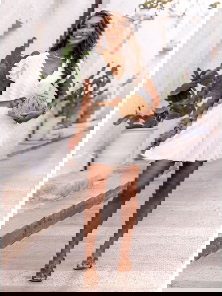 Biała sukienka z... 2