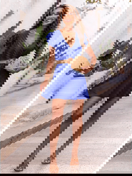 Chabrowa sukienka z... 2