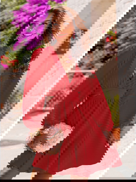 Malinowa sukienka... 2