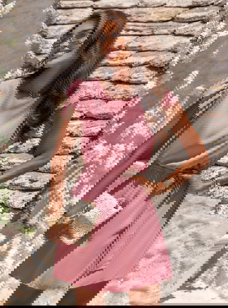 Sukienka z wiązaniem w talii Fiamma -...