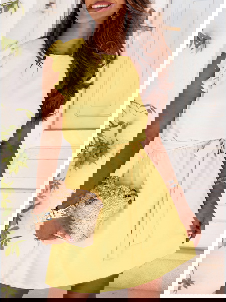 Sukienka z wiązaniem w... 2