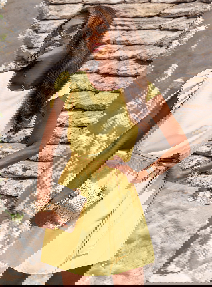 Sukienka z wiązaniem w talii Fiamma -...