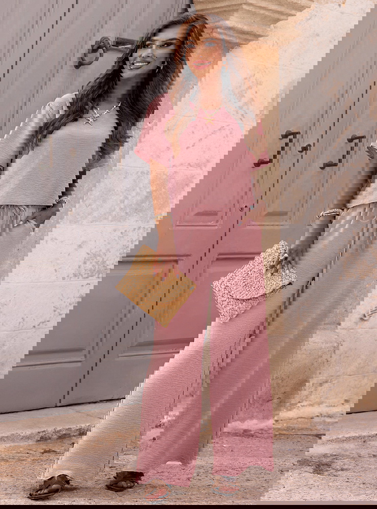 Komplet bluzka z krótkim rękawem i...