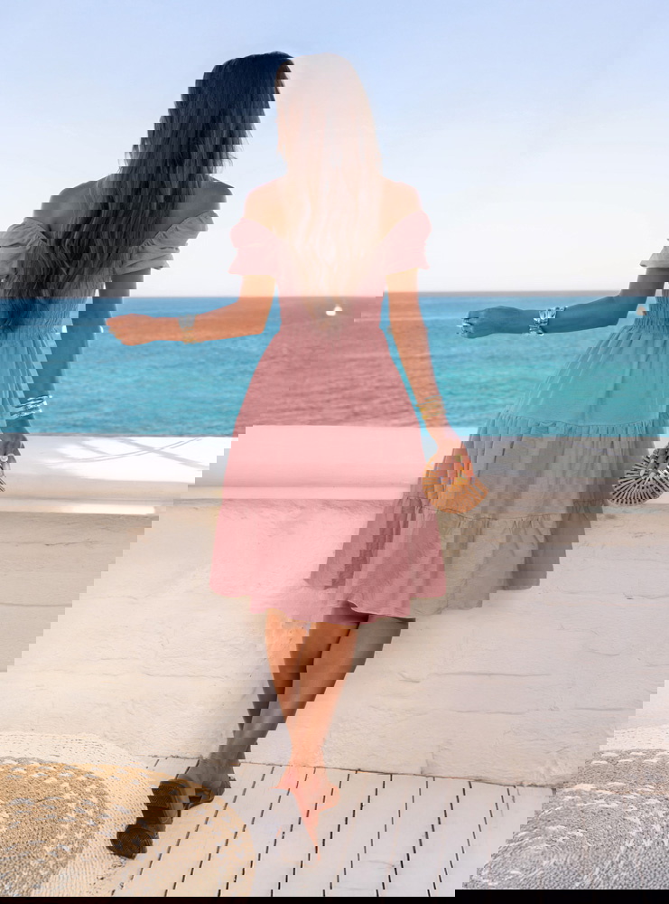 Sukienka midi typu hiszpanka Melindaa...