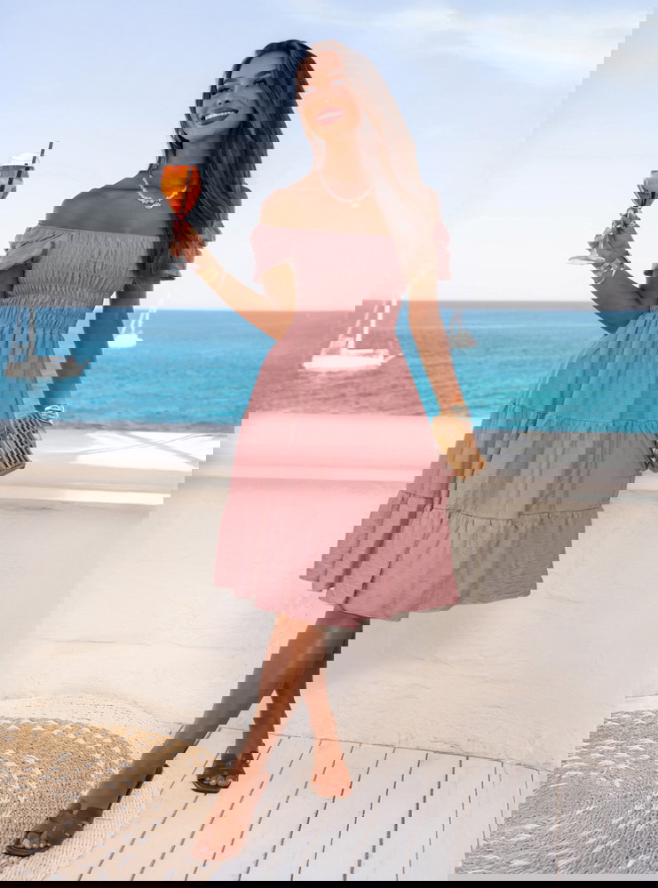 Sukienka midi typu hiszpanka Melindaa...