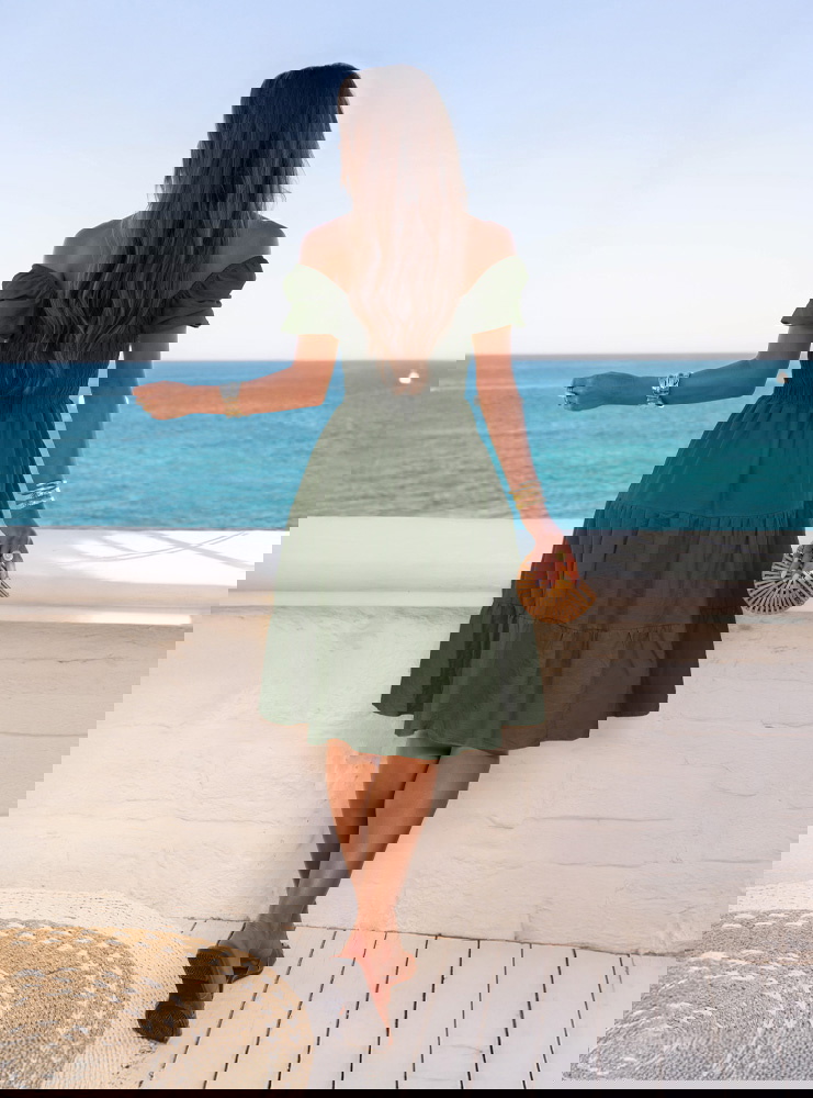 Sukienka midi typu hiszpanka Melindaa...