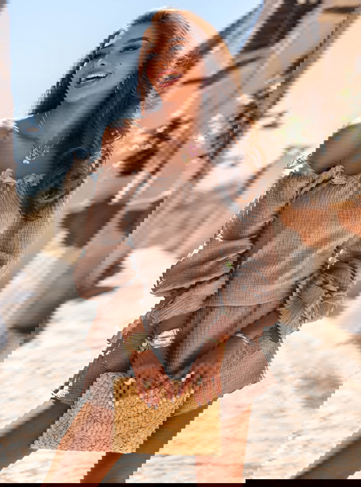 Muślinowy kombinezon jak sukienka z...