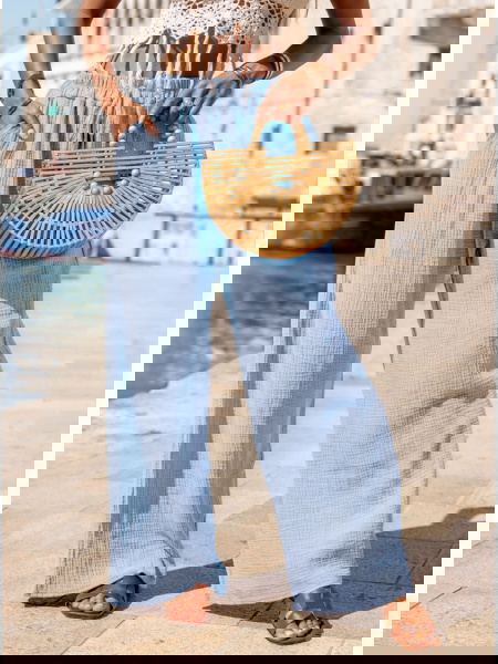 Błękitne muślinowe spodnie... 2