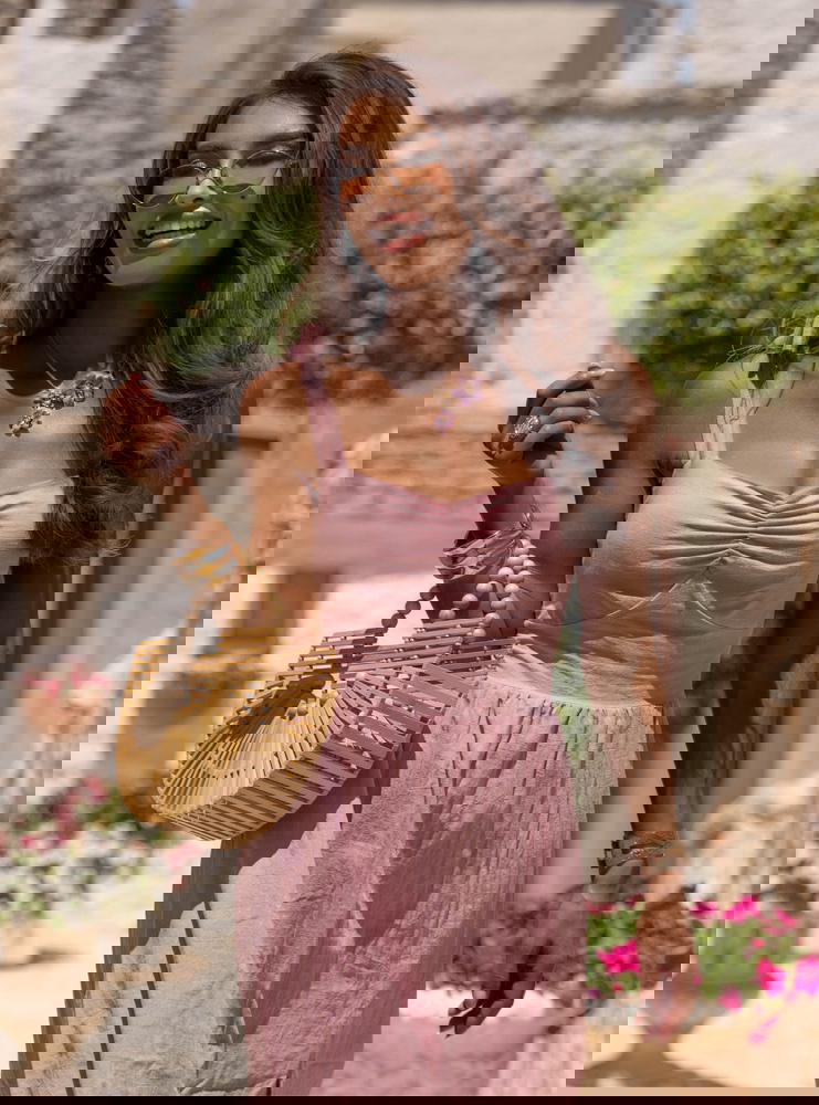 Sukienka midi z rozcięciem Ornellaa -...