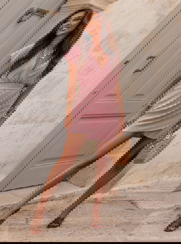 Sukienka mini przekładana Shabba -...