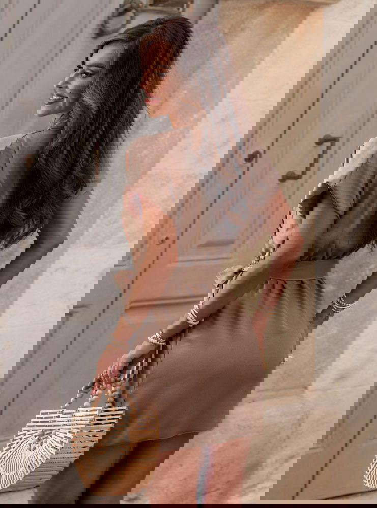 Sukienka mini przekładana Shabba -...