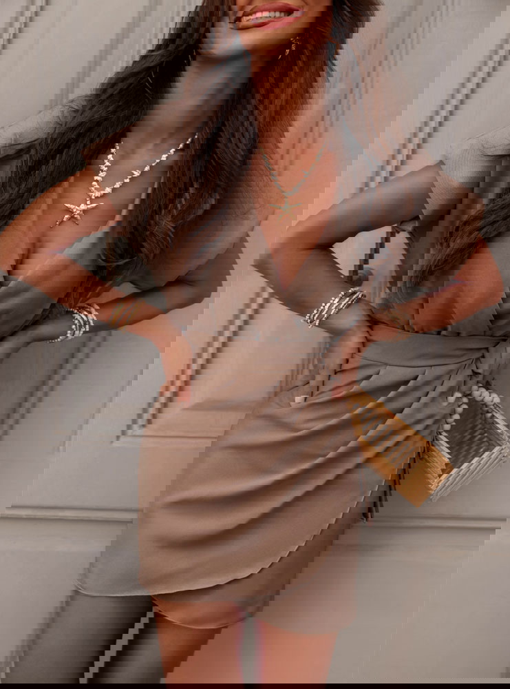 Sukienka mini przekładana Shabba -...