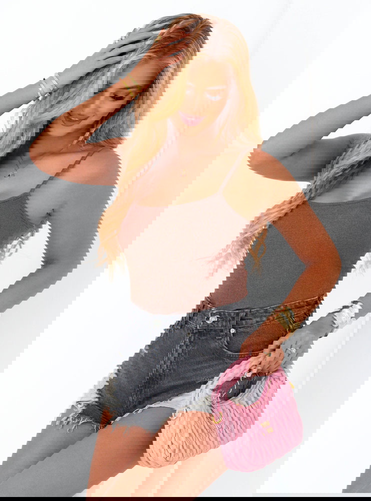 Prążkowany top na ramiączkach Alaia -...