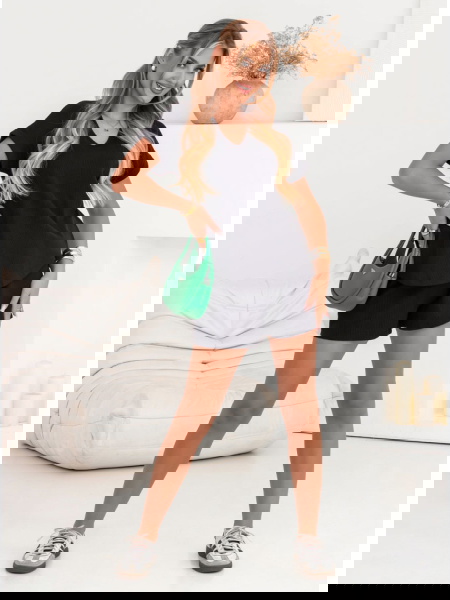 Czarny komplet koszulka i...