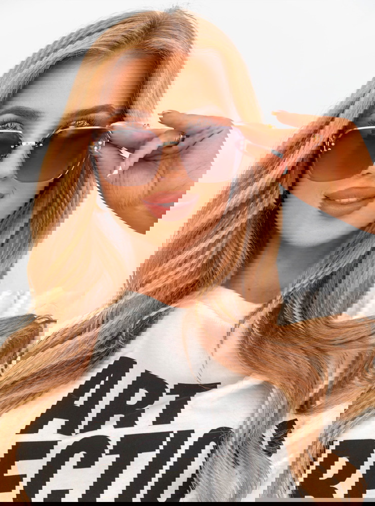 Bordowe okulary przeciwsłoneczne Kalyna