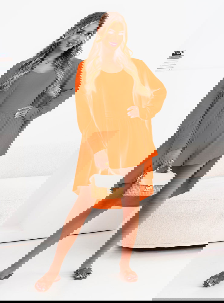 Pomarańczowy komplet 3 częściowy Naide