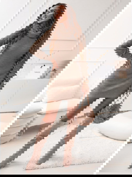 Sweterkowa sukienka z... 2