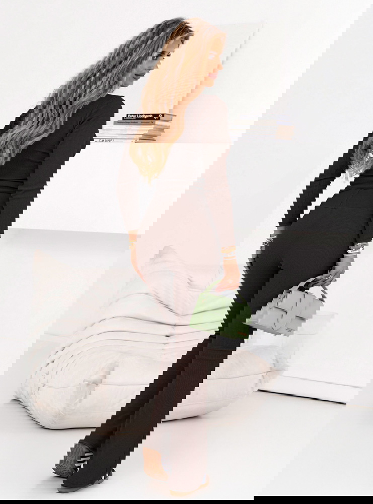 Czekoladowy prążkowany komplet...